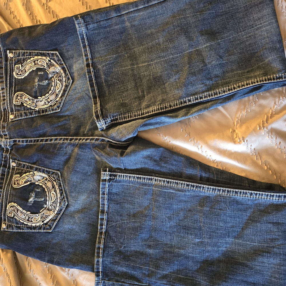 Women's Blue Jeans Plus Size 20 Grace In La